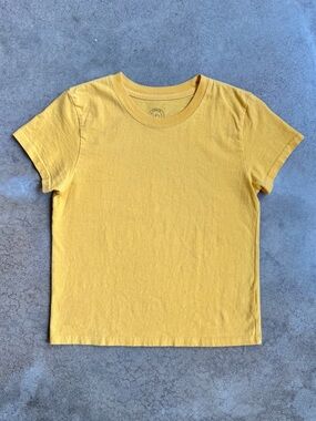 Urban Outfitters Yellow Cotton Tee